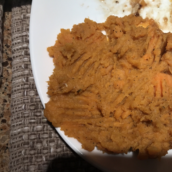Truffled Mashed Sweet Potatoes