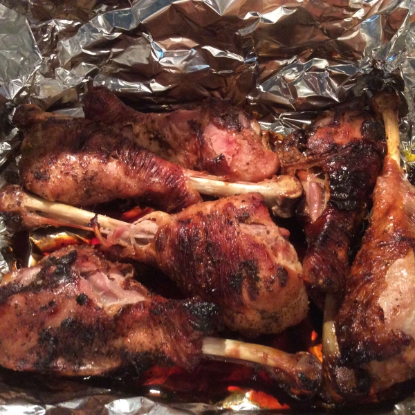 Grilled Turkey Legs
