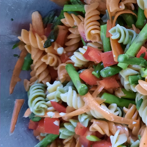 Whole Wheat Rotini Pasta Salad