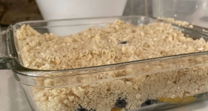 Peach and Blueberry Cobbler