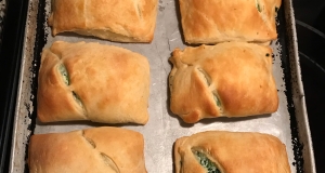 Spinach and Artichoke Dip-Stuffed Crescent Rolls