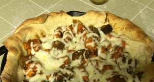 Sweet Potato and Curried Red Lentil Pizza