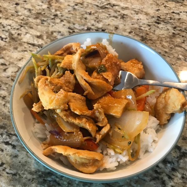 Sriracha Chicken with Scallions