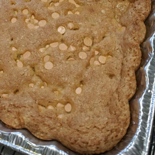 Oatmeal Scotchies in a Pan