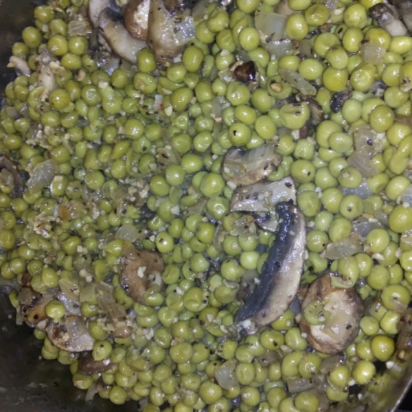 Peas with Mushrooms