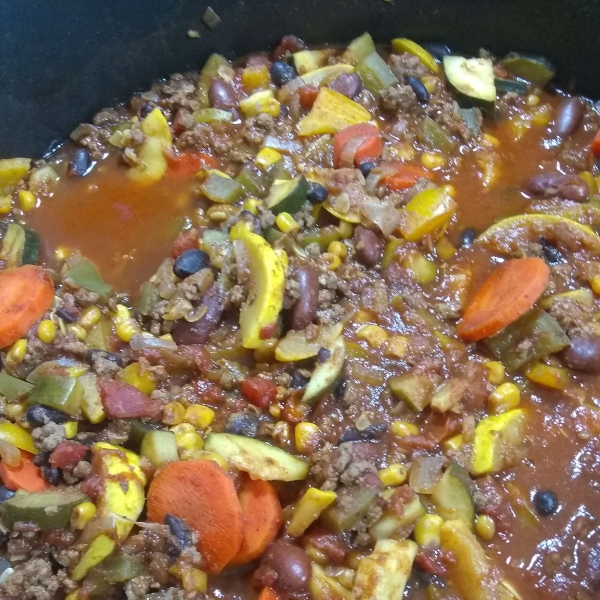 Very Veggie and Beef Chili