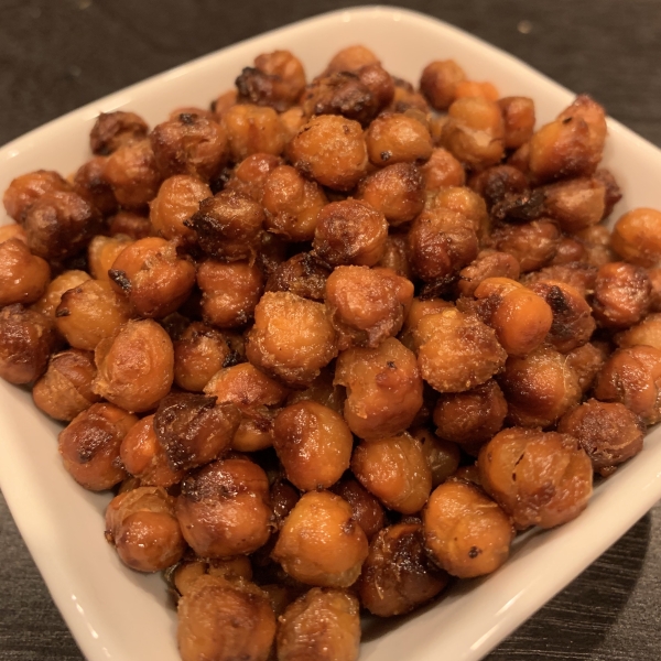 Roasted Spicy Garbanzo Beans
