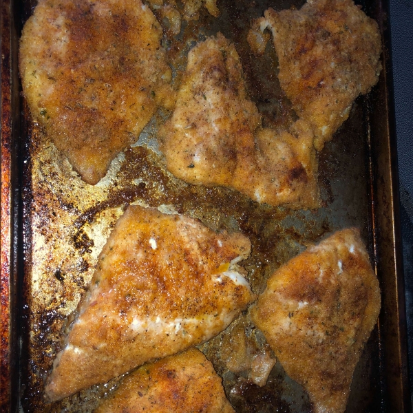 Oven-Fried Orange Roughy
