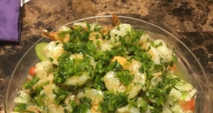 Shrimp, Jicama and Chile Vinegar Salad