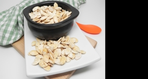 Air Fryer Salt and Vinegar Pumpkin Seeds