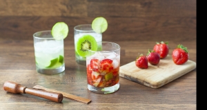Strawberry Kiwi Caipirinha