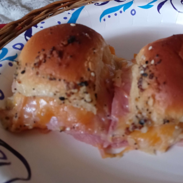 Baked Ham and Cheese Sliders