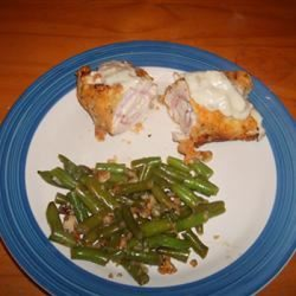 Chicken Cordon Bleu with Mornay Sauce