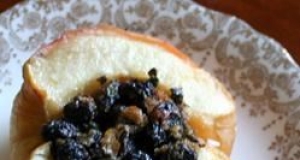 Baked Apples with Mint