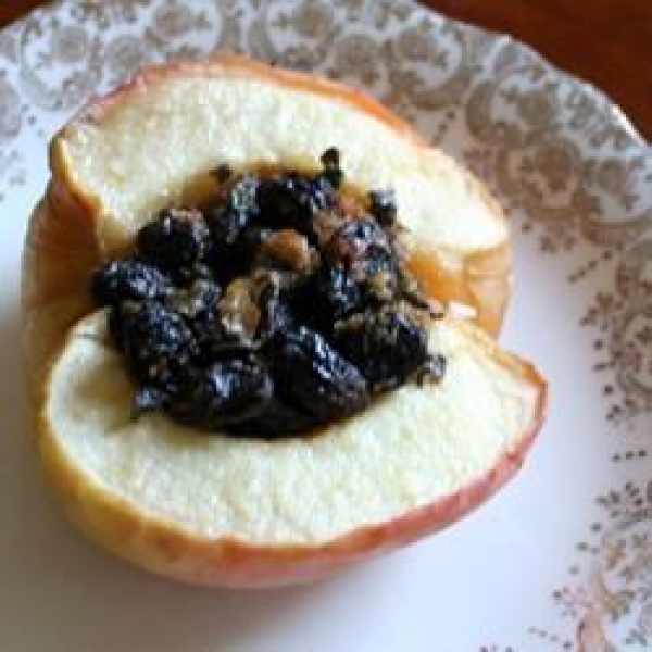 Baked Apples with Mint