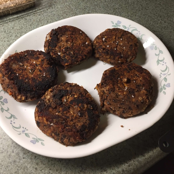 Sweet Potato Black Bean Burgers