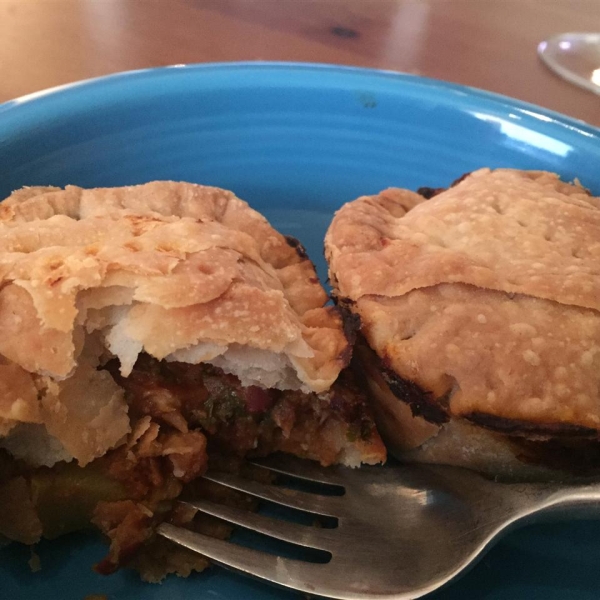 Squash and Kohlrabi Empanadas