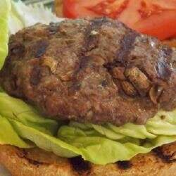 Garlic Mushroom Burgers