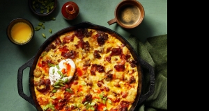 Cauliflower Tot and Turkey Sausage Breakfast Casserole