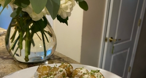 Pork Cutlets in a Chanterelle Cream Sauce with Dill Potatoes