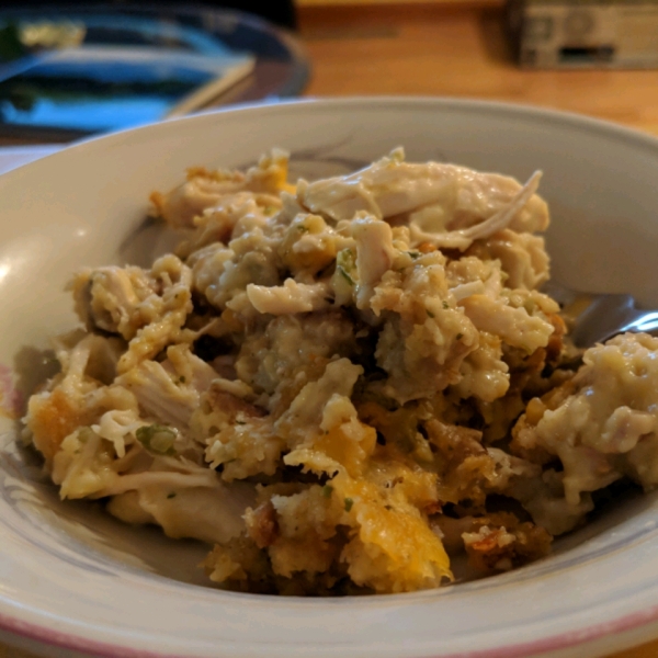 Chicken and Stuffing Skillet