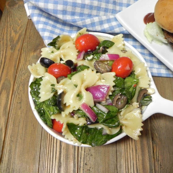 Spinach Pasta Salad
