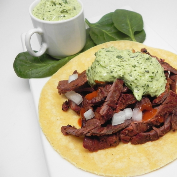 Roasted Poblano Cream Sauce
