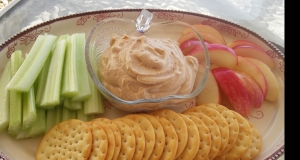 Spiced Peanut Butter Yogurt Dip