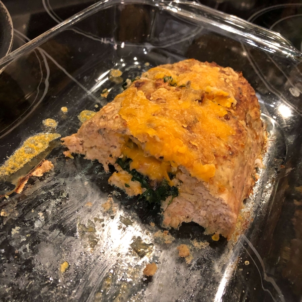 Spinach-Stuffed Turkey Meatloaf