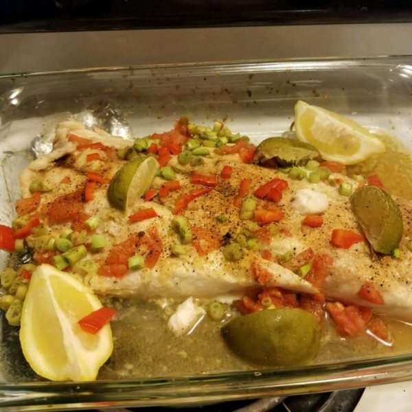 Baked Snapper with Citrus and Ginger