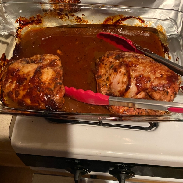 Super Simple Oven Barbequed Chicken
