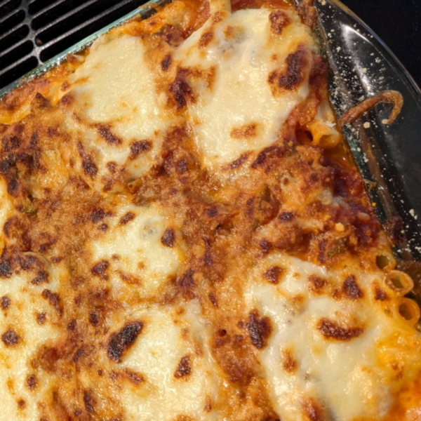 Three Cheese Baked Pasta