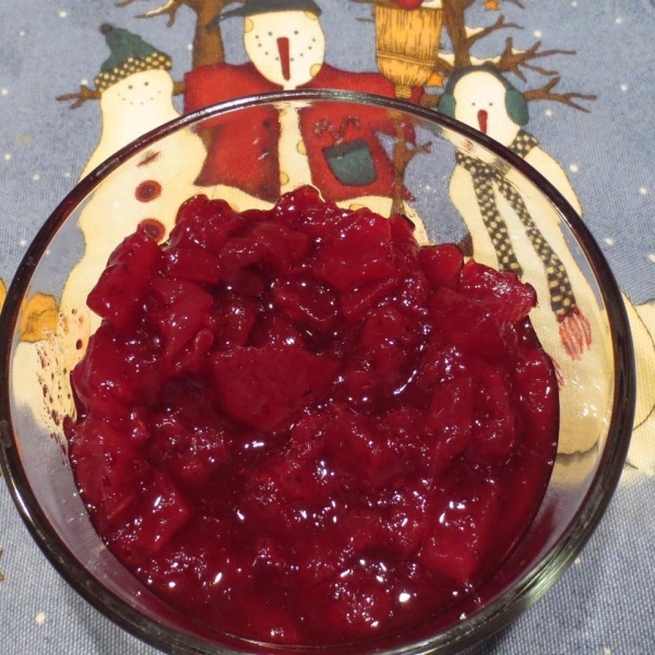 Cranberry Sauce with Apple