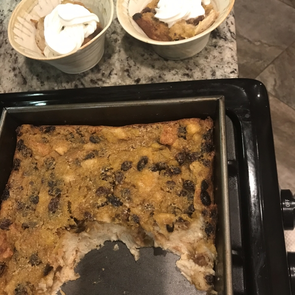 Easy Pumpkin Bread Pudding