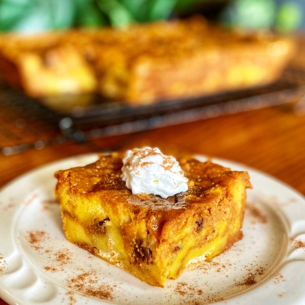 Easy Pumpkin Bread Pudding