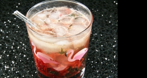 Strawberry Basil Bourbon Smash