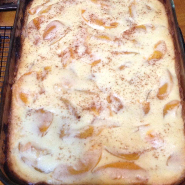 Peach and Cream Cheese Torte