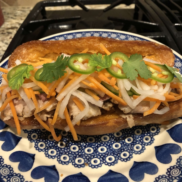 Roasted Pork Bánh Mì (Vietnamese Sandwich)