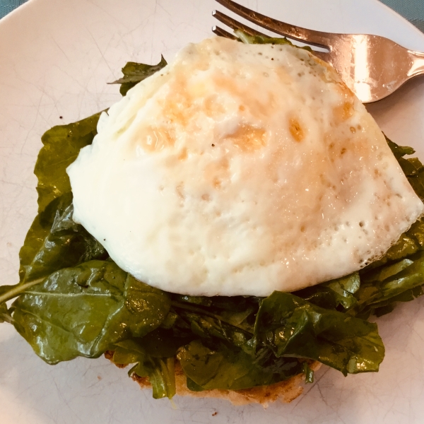 Open Faced Egg Sandwiches with Arugula Salad