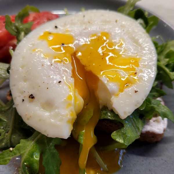 Open Faced Egg Sandwiches with Arugula Salad