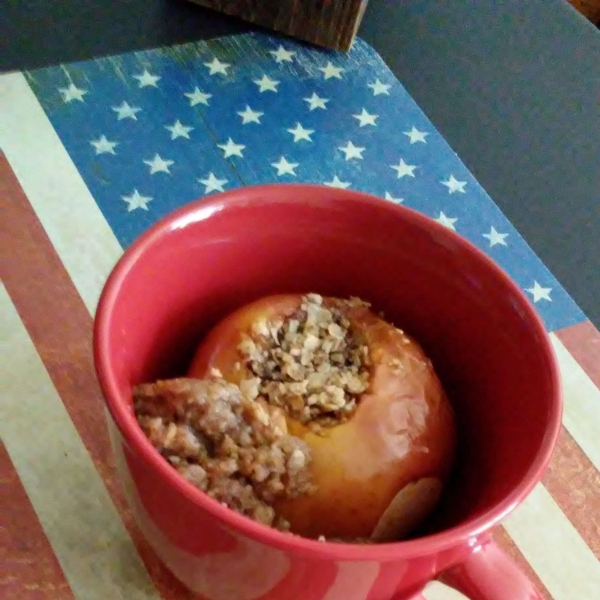 Baked Apples with Oatmeal Filling