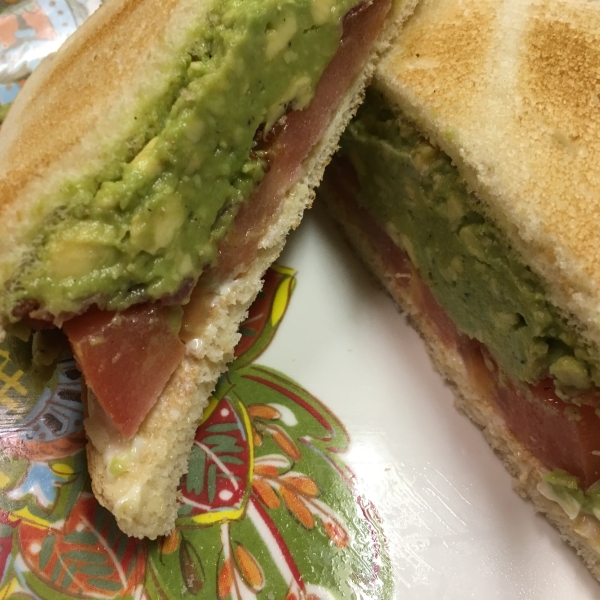 Midnight Snack Avocado Sandwich