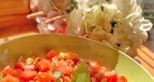 Smiling Caprese Salad