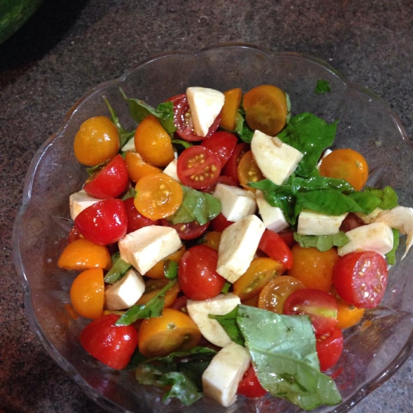 Smiling Caprese Salad