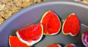 Sliced Watermelon Jell-O® Shots