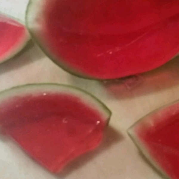 Sliced Watermelon Jell-O® Shots