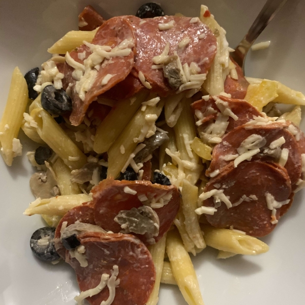 Pepperoni Pizza Pasta Salad