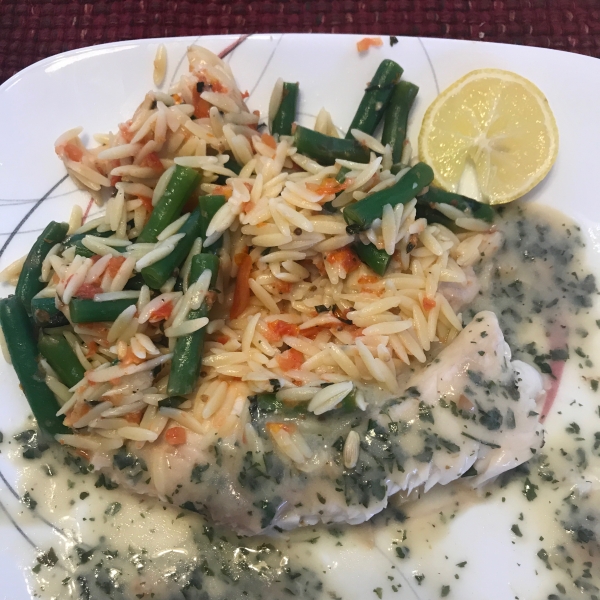 Green Bean Orzo Pasta