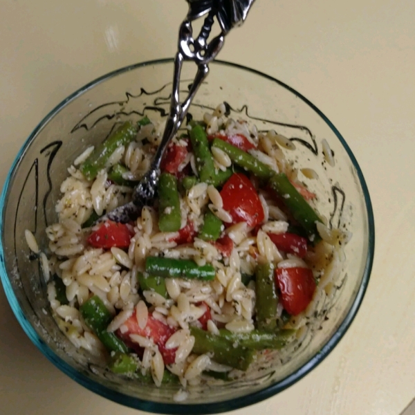 Green Bean Orzo Pasta