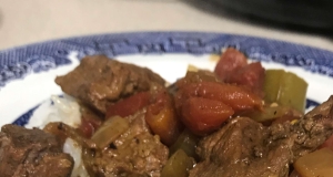 Spicy Beef Curry Stew for the Slow Cooker